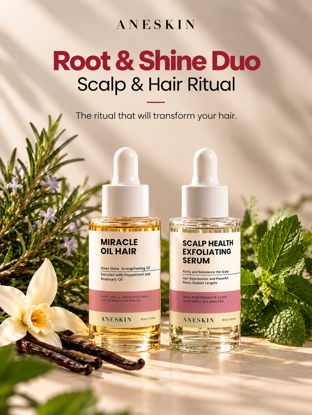 Root & Shine Duo – Scalp & Hair Ritual