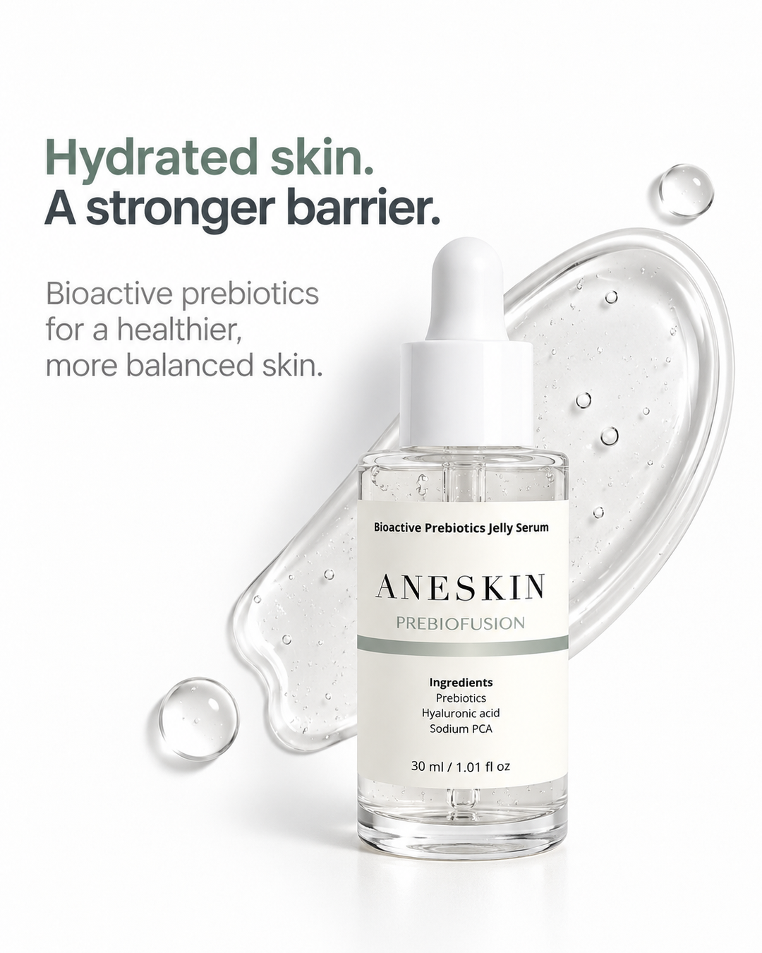 Dull Skin Complete Routine bundle by Aneskin - PREBIOFUSION Jelly Serum