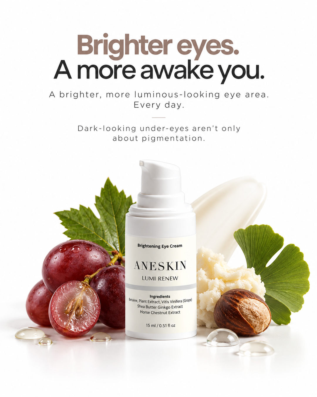 LUMI RENEW - Brightening Eye Cream by Aneskin - brightening eye cream for dark circles