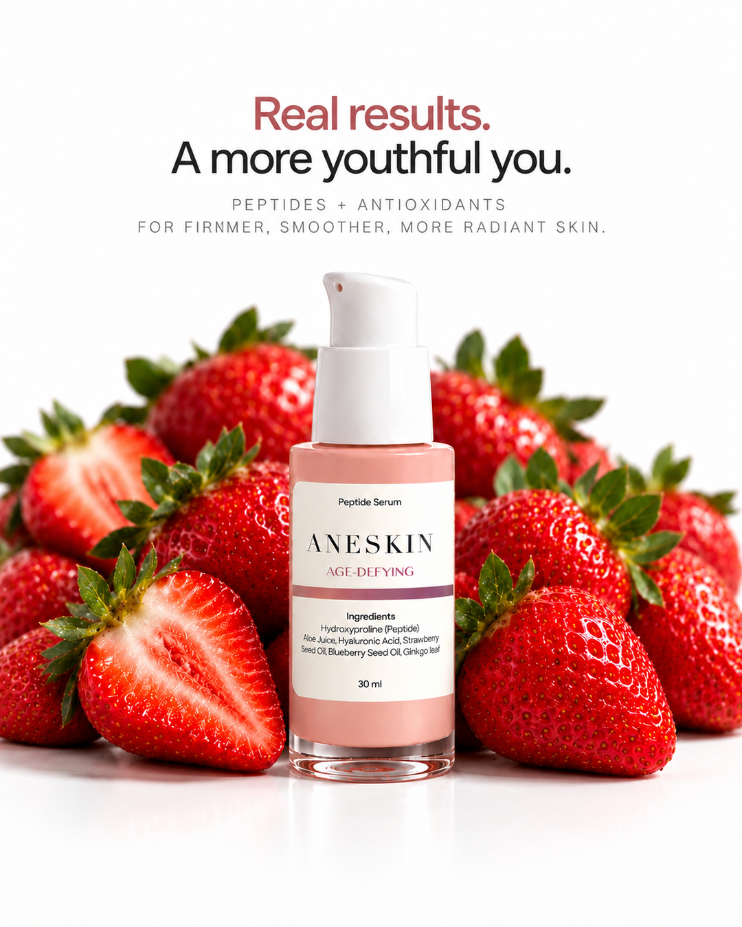 Firm & Glow Trio by Aneskin - AGE-DEFYING Peptide Serum
