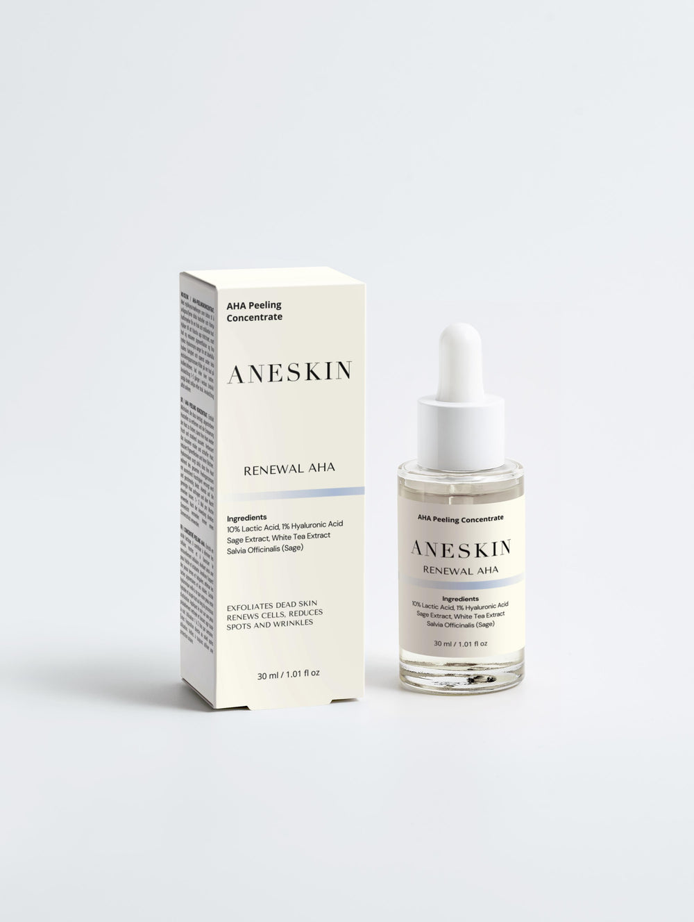 RENEWAL AHA - Peeling Concentrate by Aneskin - packaging and product detail, view 2